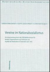 Buchcover 'Vereine im Nationalsozialismus'